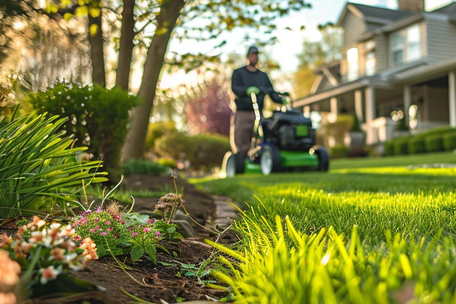 electric cordless push mower