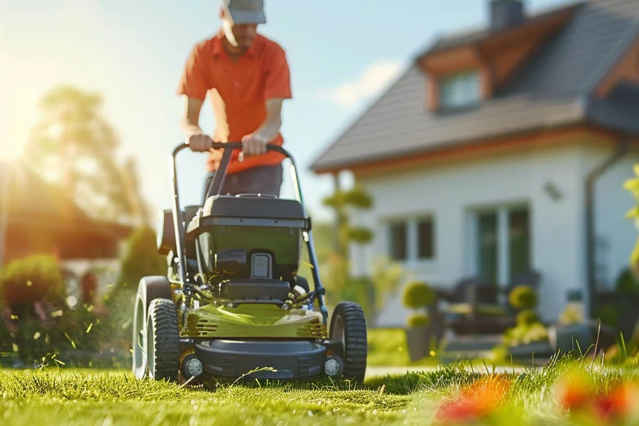 best electric lawn mower for large yard