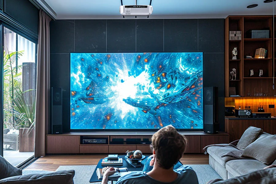 home theater system with projector